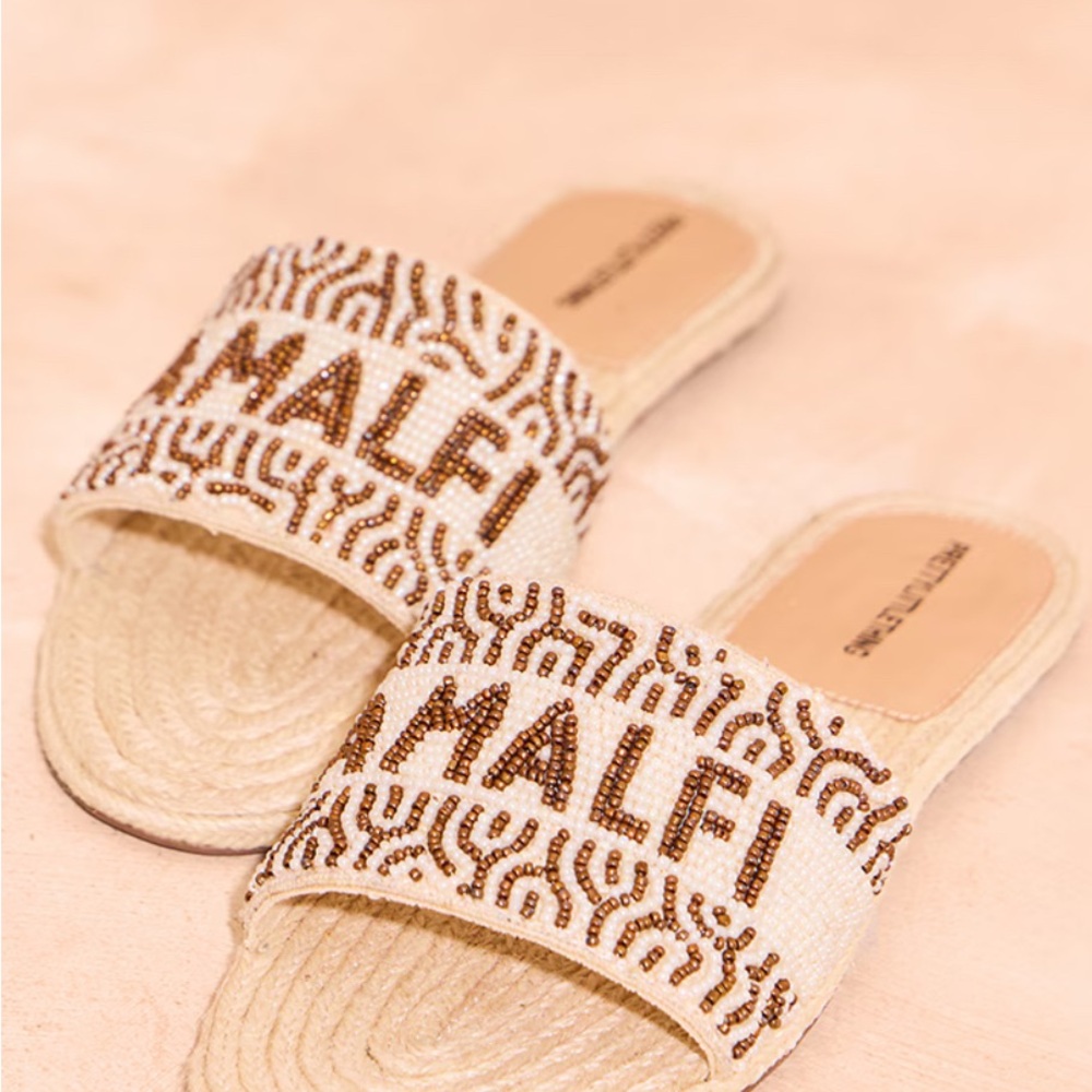 AMALFI Beaded Slide Sandals - Picture 3 of 6